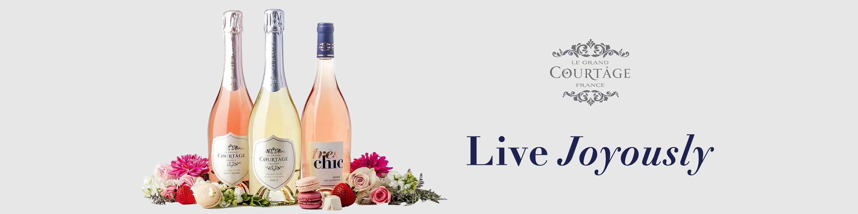 Fueled by passion and a belief, Tawnya Falkner took the leap and moved to France to create an affordable everyday luxury. The result is Le Grand Courtâge and Très Chic, award-winning French wines with appealing, modern character and elegant packaging.
The perfect balance of dryness, acidity, and fruit our French sparkling and rosé wines are versatile to enjoy from breakfast to dessert.
The wines were created to embody the French spirit of ‘Joie de Vivre’ and remind people to elevate the everyday and live joyously.