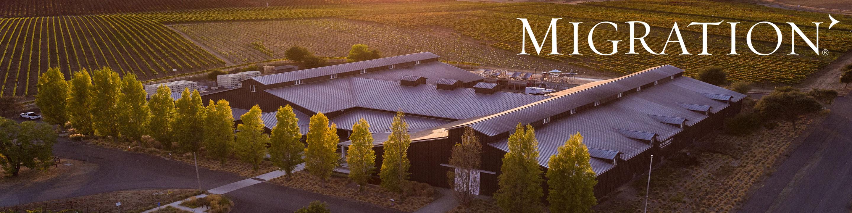 Started in 2001, Migration’s exploration began in the Anderson Valley. After eight vintages of rigorous experimentation to determine optimal Pinot Noir clones, terroir, and winemaking style, the result was the ultimate small-lot cool-climate Pinot Noir boasting balanced flavors, acid, oak and tannins. This refined style lends itself to Pinot Noir and Chardonnay from other renowned cool-climate appellations that highlight lush fruit, bright acidity and balanced oak influence. Migration produced its first Chardonnay in 2008, using fruit from elite vineyard sources in the Russian River Valley. In 2016, Migration transitioned its Pinot Noir and Chardonnay to the Sonoma Coast AVA. 