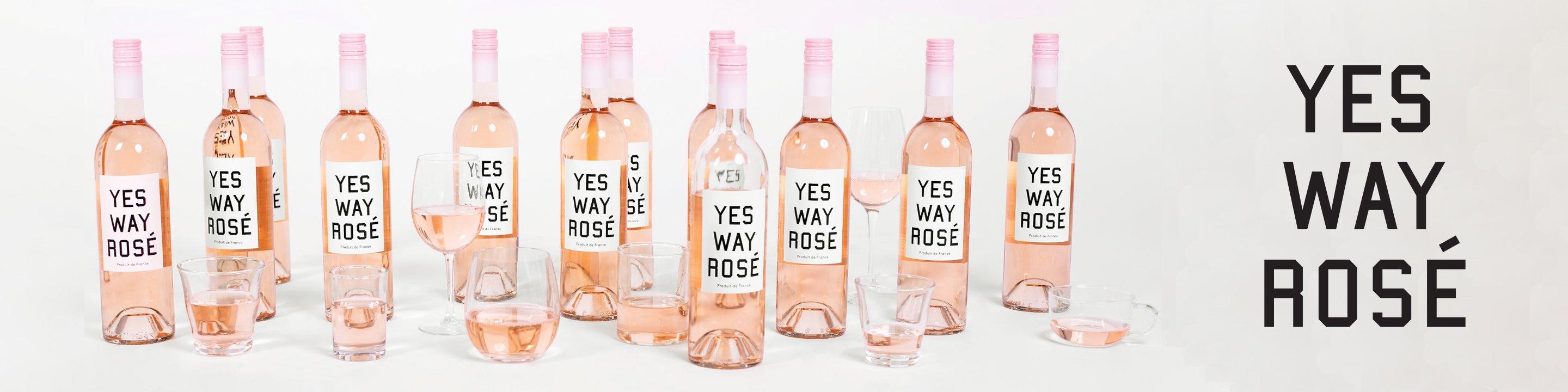 Yes Way Rosé is a refreshing and modern French rosé brand created by two friends, Erica Blumenthal + Nikki Huganir, whose mission is to spread humor, joy, and positivité. They make high qualité rosé that doesn't take itself too seriouslé. 