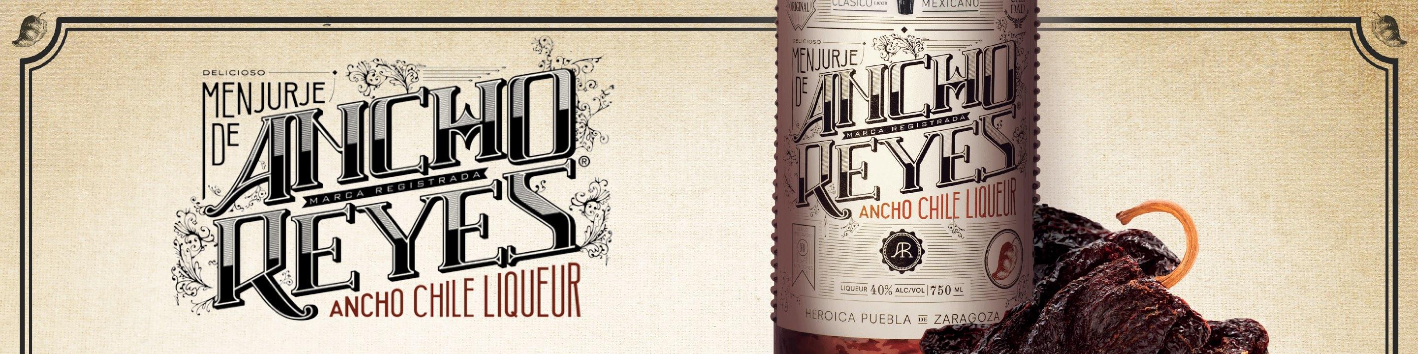 The Original Spicy Liqueur. In 1920s Puebla, the cantinas of the Barrio del Artista bustled with artists and intellectuals who gathered to exchange ideas over original homemade liqueurs known as menjurjes. One especially popular menjurje was handcrafted from the ancho chile. We pay homage to those original recipes with Ancho Reyes Original and Ancho Reyes Verde – authentic Mexican liqueurs steeped in the tradition of Puebla. Buy Ancho Reyes online now from nearby liquor stores via Minibar Delivery. 

