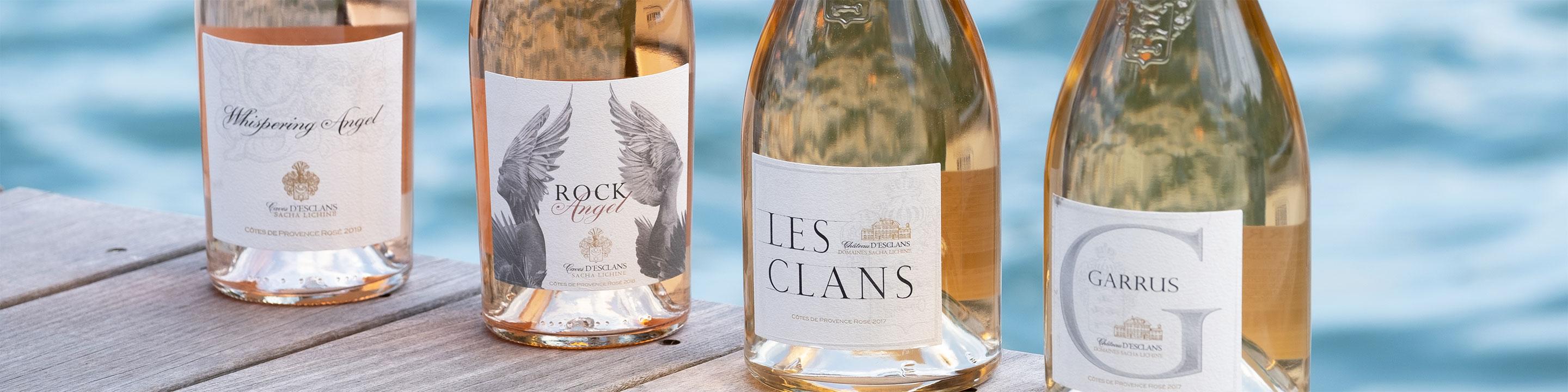 Château d’Esclans, a magical property, is situated in the heart of Provence, northeast of St. Tropez overlooking La Vallée d’Esclans (the Esclans Valley) with the Mediterranean coast in the faint distance. The vision of Sacha Lichine with his acquisition of the Château in 2006 was to create the greatest rosés in the world igniting the “Rosé Renaissance”. This led to the creation of a world class rosé portfolio including Whispering Angel, Rock Angel, Les Clans, and Garrus: a new generation of rosés characterized by elegance, depth, richness and complexity.  