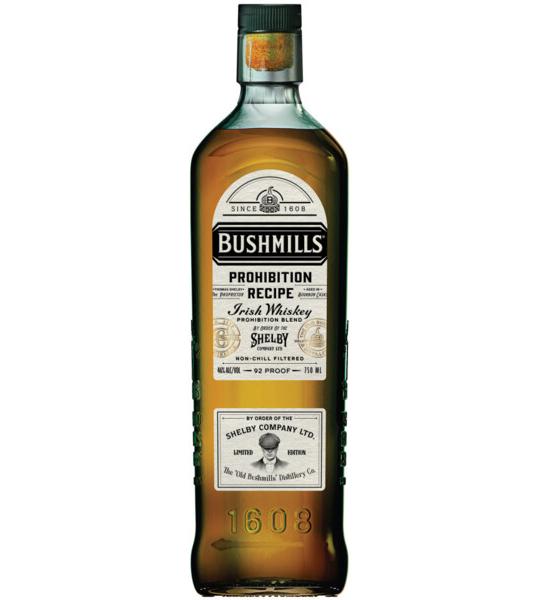 Bushmills® Prohibition Recipe Irish Whiskey, by Order of the Shelby Company, LTD