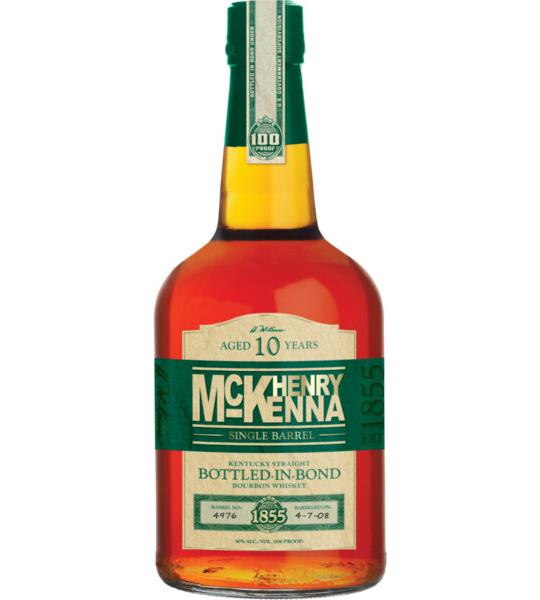 Henry Mckenna Single Barrel Bottled In Bond Straight Bourbon Aged 10 YR