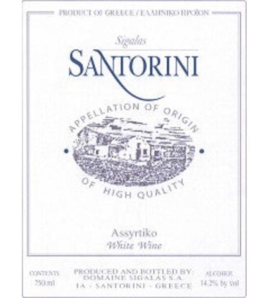 Domaine Sigalas Assyrtiko Santorini