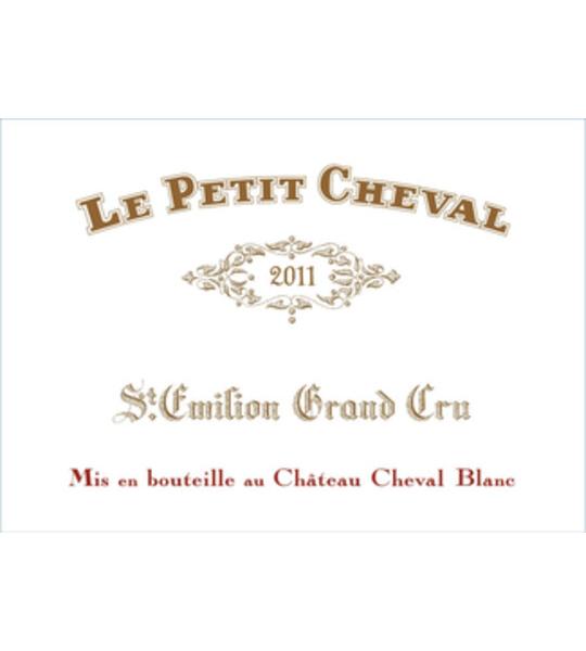 Chateau Cheval Blanc 'Le Petit Cheval' Saint-Émilion Bordeaux 2014