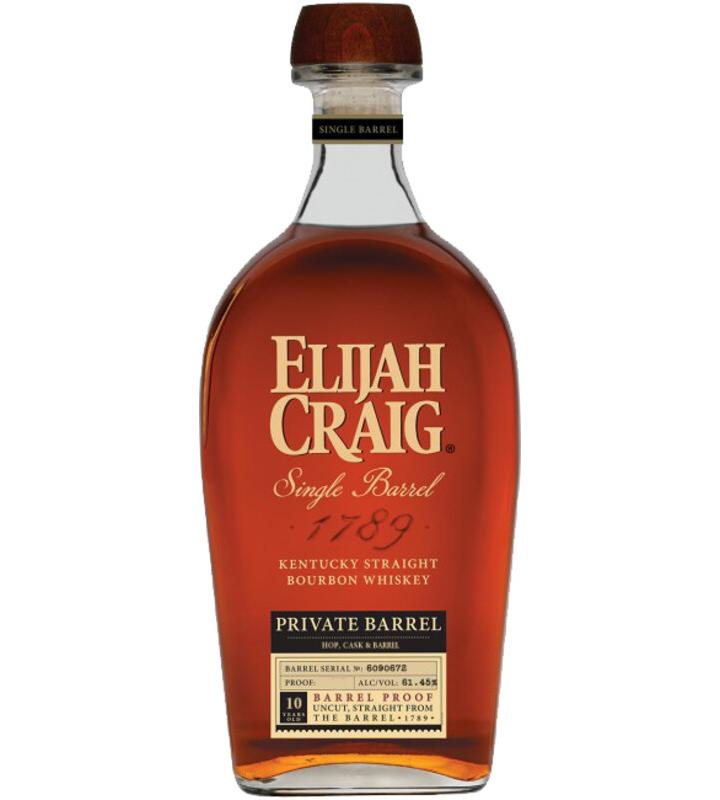 Elijah Craig Private Barrel Proof Bourbon Whiskey