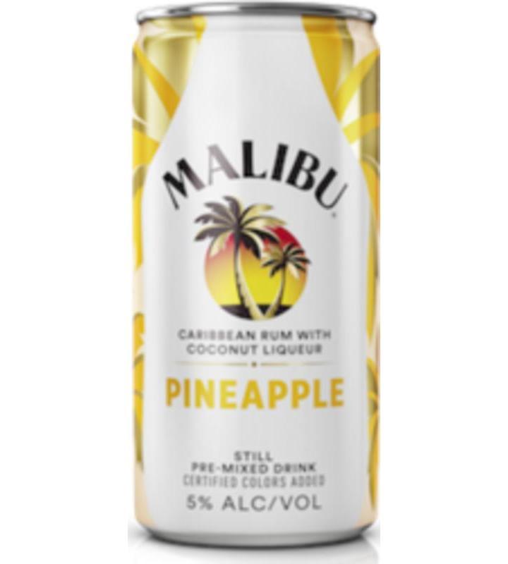 Malibu Pineapple Pre-Mixed Cans