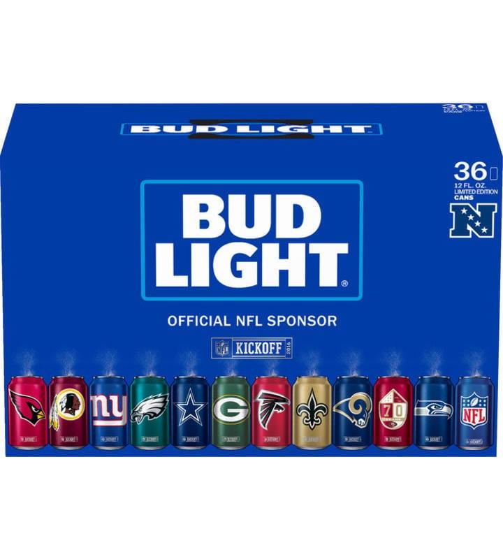 2017 Bud Light NFL Team Cans Limited Edition Variety Pack