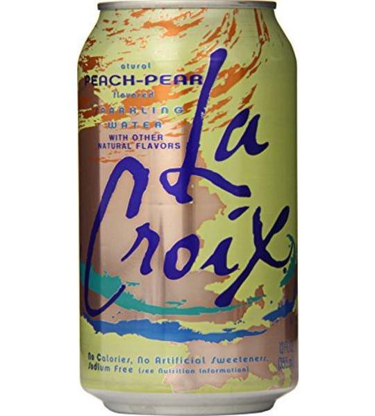 La Croix Peach Pear Sparkling Water