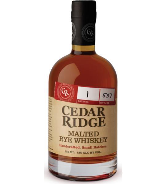 Cedar Ridge Malted Rye Whiskey
