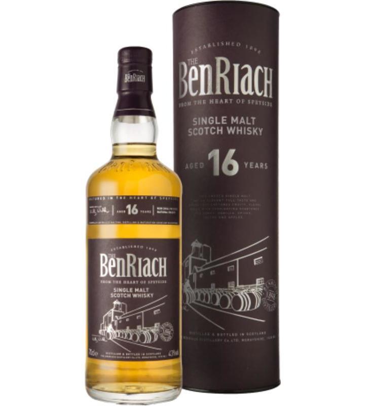 The BenRiach Aged 16 Years Single Malt Scotch Whisky