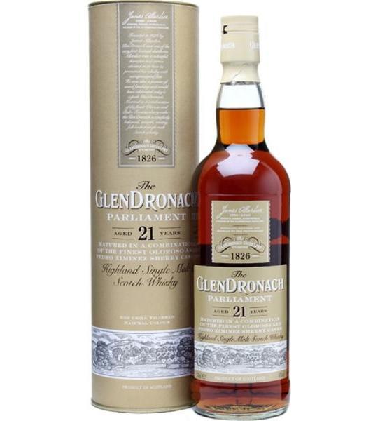 The GlenDronach Single Malt Scotch Whisky Parliament Aged 21 Years