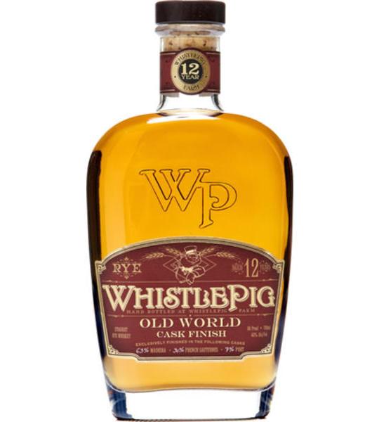 WhistlePig 12 Year Old World Cask Rye Whiskey