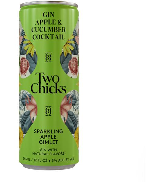 Two Chicks Cocktails Sparkling Apple Gimlet