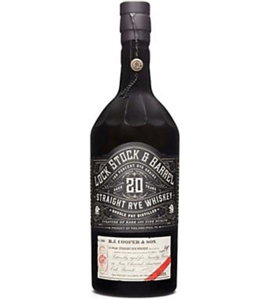 Lock Stock Barrel 20 Year Straight Rye Whiskey