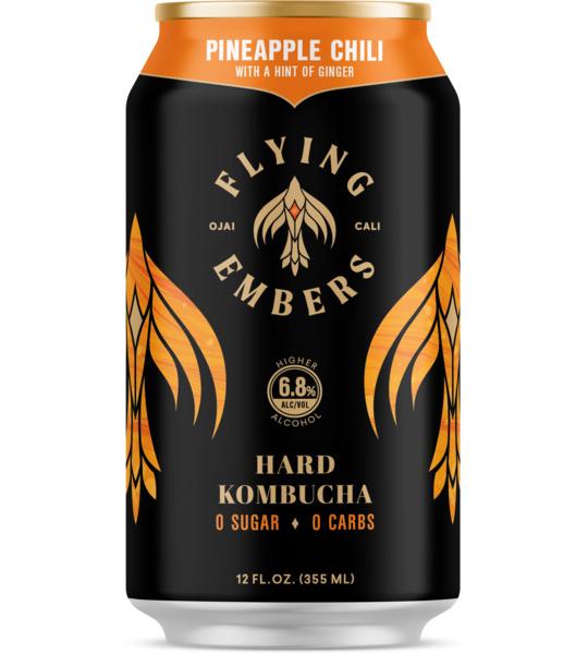 Flying Embers Pineapple Chili Hard Kombucha