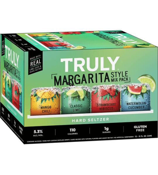 TRULY Hard Seltzer Margarita Style Variety Mix Pack