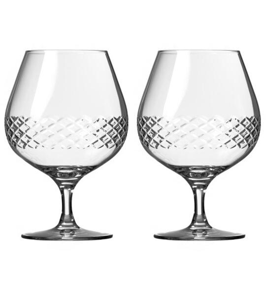 Rolf Glass Diamond Brandy Snifter (Set of 2)