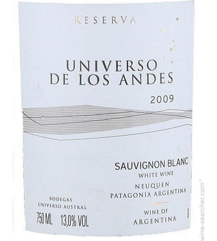 Universo De Los Andes Sauvignon Blanc