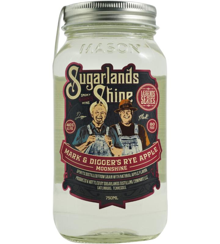 Sugarlands Mark & Digger's Rye Apple Moonshine
