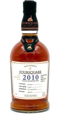 image-Foursquare Exceptional Cask Selection 2010 Rum