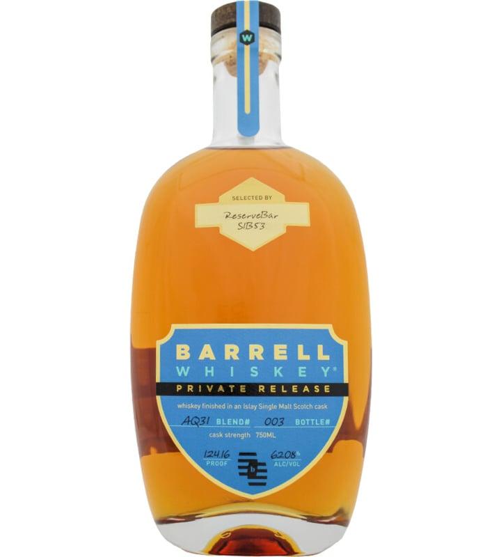 Barrell Craft Spirits Private Release Islay Cask Finish S1B53