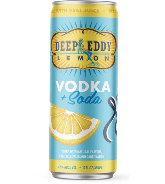 Deep Eddy Lemon Vodka + Soda