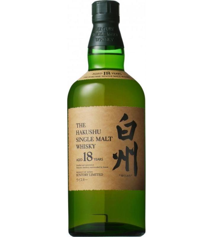Hakushu 18 Year Single Malt Japanese Whisky