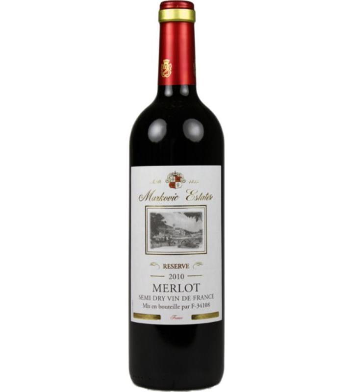 Markovic Estates Reserve Semi-Dry Merlot