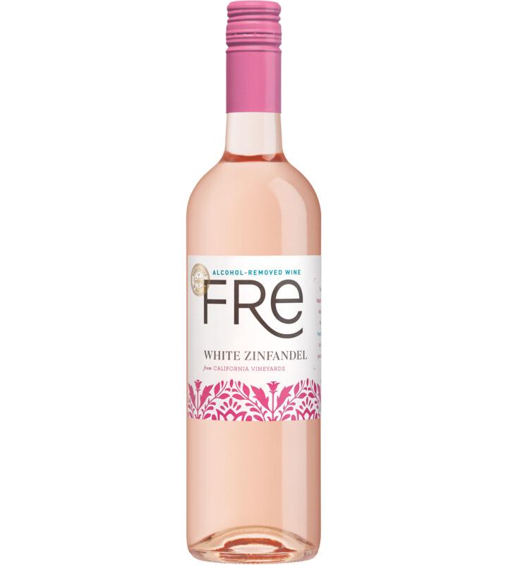 FRE White Zinfandel Blush Wine, Alcohol-Removed