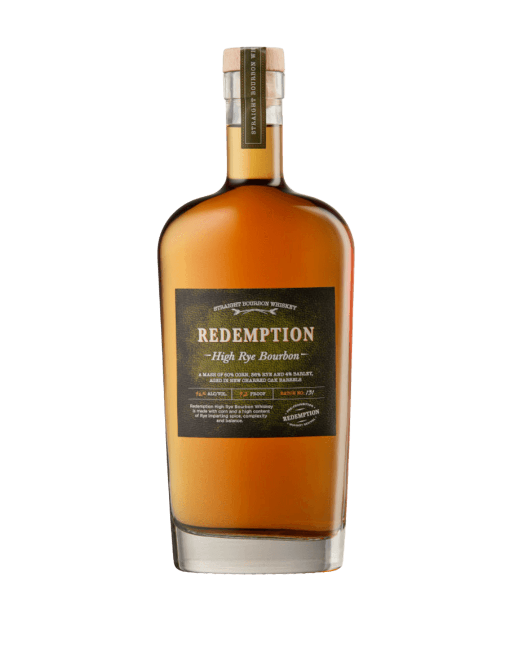 Redemption High Rye Bourbon Whiskey