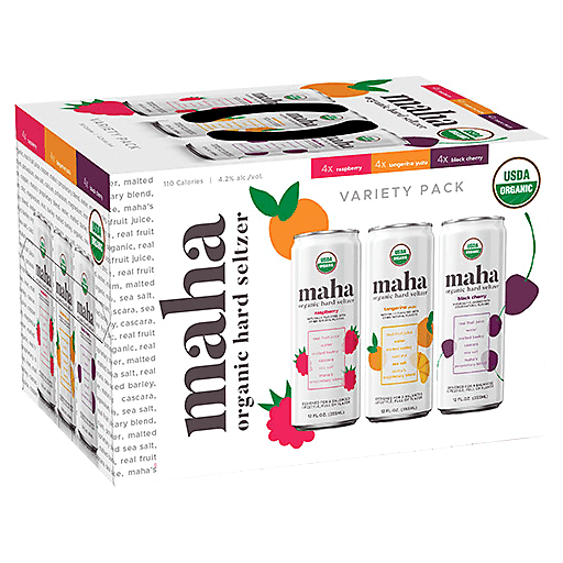 Maha Organic Hard Seltzer Variety Pack