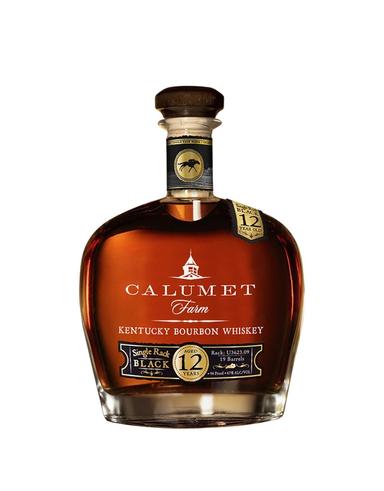 image-Calumet Farm 12 Year Old Single Rack Black Kentucky Bourbon Whiskey