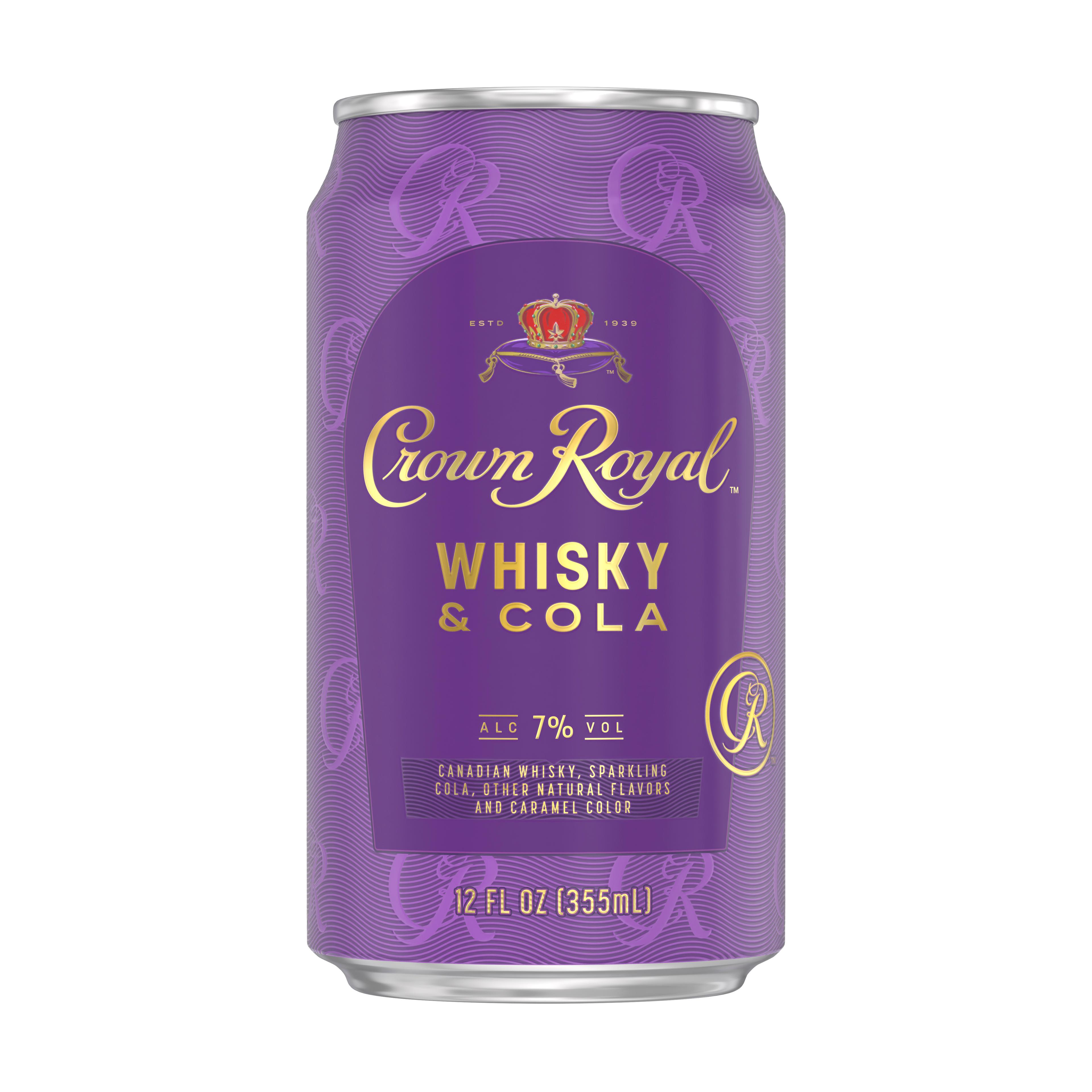 Crown Royal Whisky and Cola Canadian Whisky Cocktail