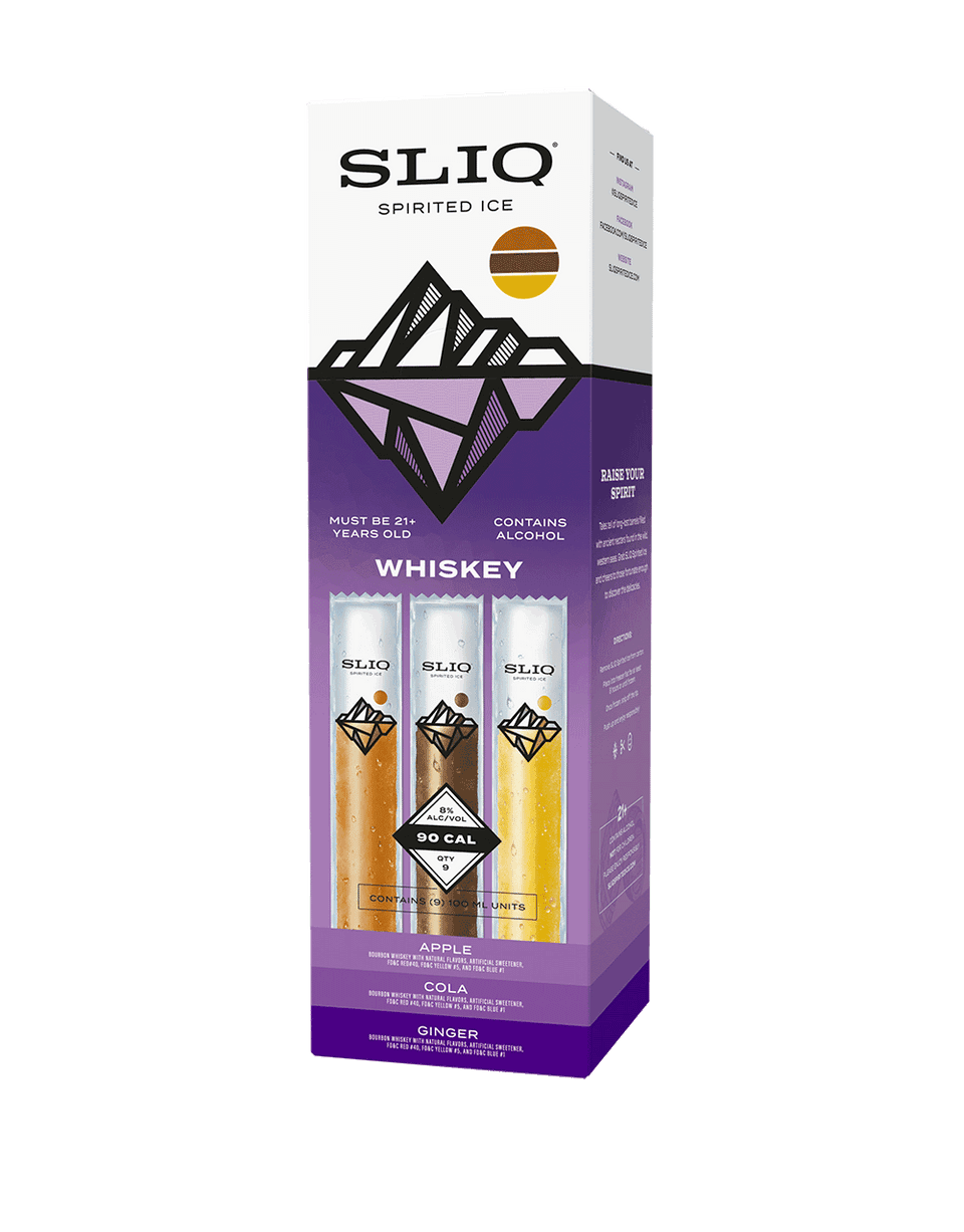 SLIQ Spirited Ice Whiskey Frozen Cocktail Pops