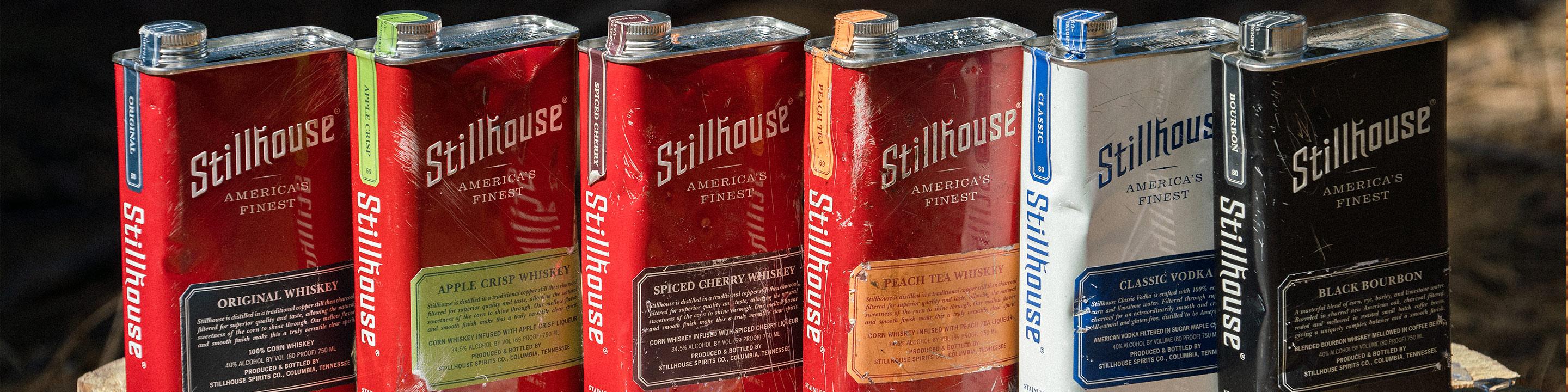 Stillhouse, the Unbreakable Spirit, allows you to take good times where glass can't follow with a range of flavored whiskeys, bourbon and vodka that are clad in 100% stainless steel. Grab Stillhouse now and get your can out there with the official spirit of adventure. Welcome to Unbreakable Nation.