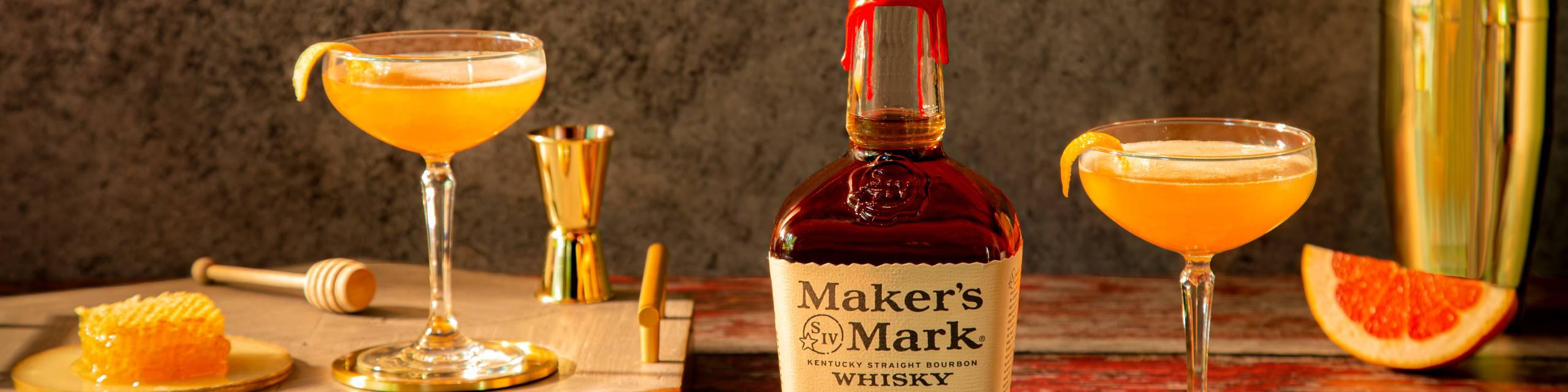 Created by Bill Samuels, Sr. to be a bourbon that he would enjoy drinking himself, Maker’s Mark® is smooth and approachable with an easy finish – a true contrast to hot, harsh whiskies that “blow your ears off,” and a downright revolutionary idea at the time. Maker’s Mark® is made slowly in small batches, in our National Historic Landmark distillery in Loretto, Kentucky. While it makes any cocktail better, a lot of folks still prefer it on its own, or over ice with a splash of water.

Buy Maker's Mark online now from nearby liquor stores via Minibar Delivery. 