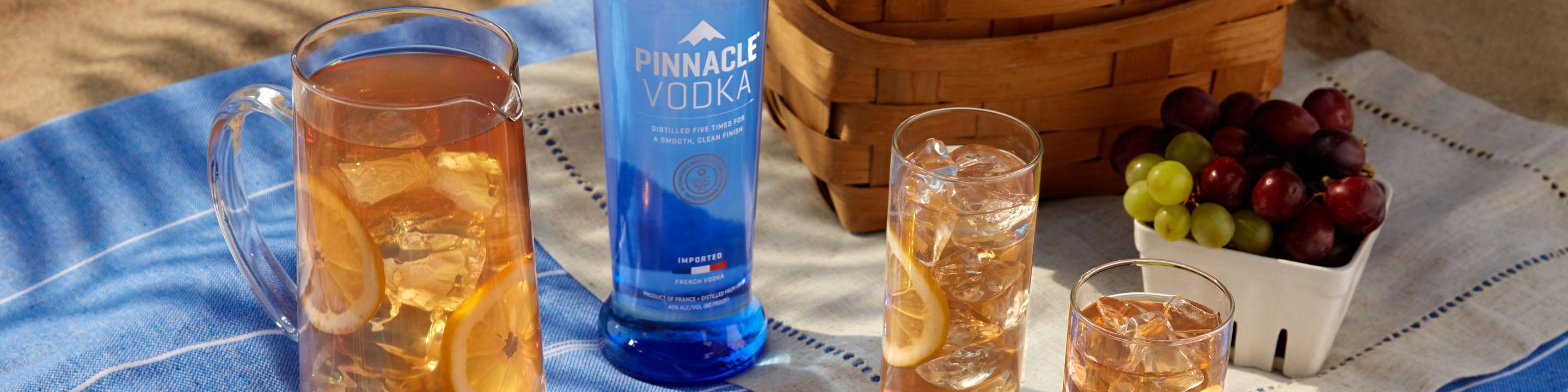 Distilled five times for smoothness, this vodka leaves no doubt as to why it's considered a classic. Enjoy in a shot, a simple mixed drink or a finely crafted cocktail.

Buy Pinnacle online now from nearby liquor stores via Minibar Delivery.
