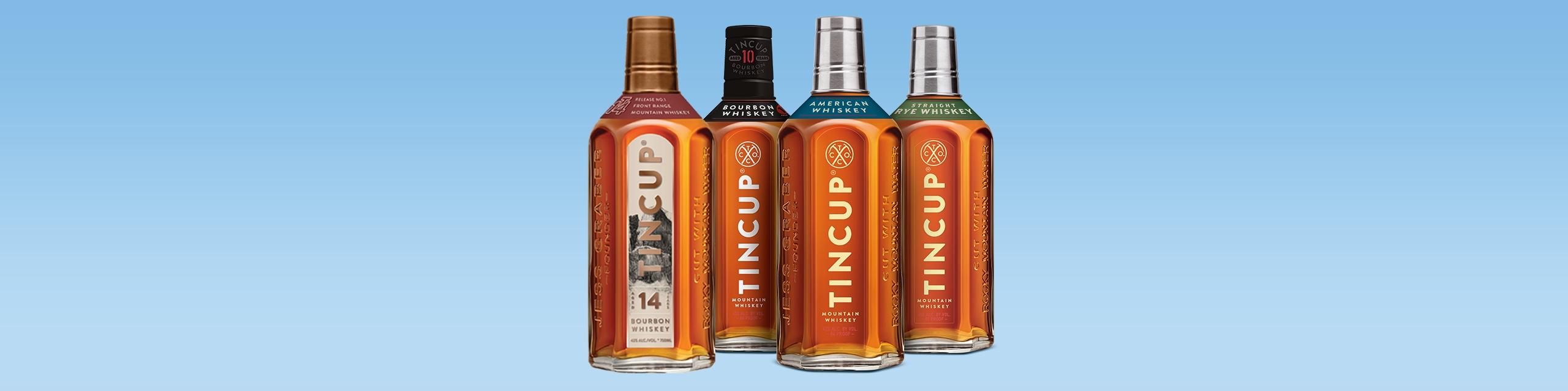 TINCUP was made in honor of Colorado’s first whiskey drinkers and the tin cups from which they drank. Inspired by the mountains, TINCUP® is a blend of two great American whiskeys. “High-rye” bourbon, distilled and aged in Indiana, is blended with a small amount of rare Colorado single malt whiskey and then cut with Rocky Mountain water. TINCUP® offers bourbon-styled Original; Straight Rye; and TINCUP® 10 Whiskey. (42% ABV – 84 proof)