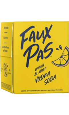 image-Faux Pas Lemon & Mint Vodka Soda