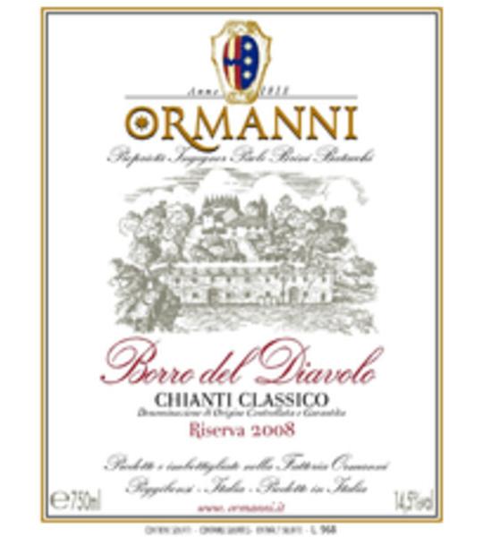 Ormanni Chianti Classico Riserva Borro Del Diavolo 2011