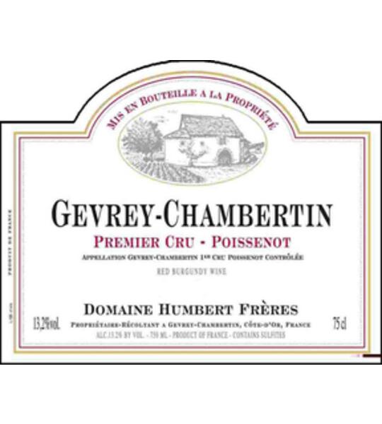 Domaine Humbert Freres Gevrey Chambertin 1er Cru "Les Poissenot" 2015