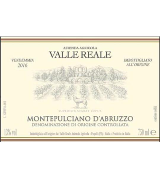 Valle Reale Montepulciano D'Abruzzo Vigneto Di Popoli
