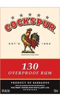 image-Cockspur Overproof Rum 130