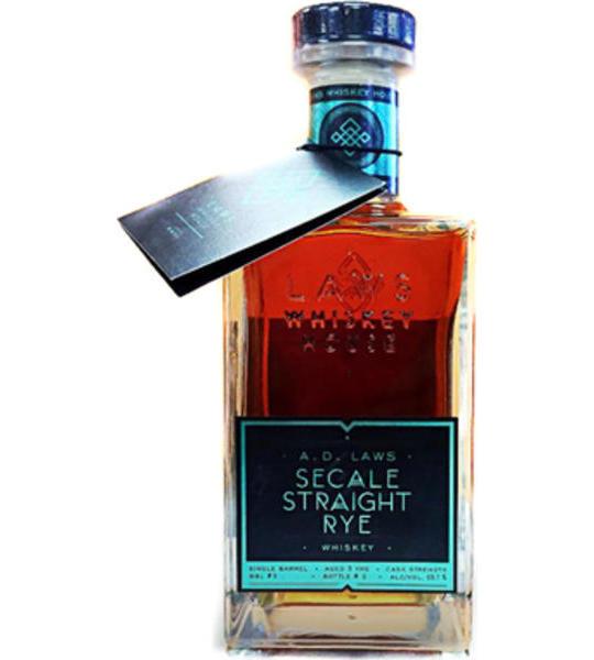 A.D. Laws Small Batch Secale Straight Rye