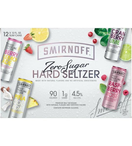 Smirnoff Spiked Sparkling Seltzer Mixed Pack