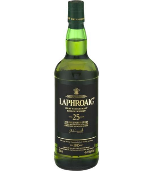 Laphroaig 25 Year Cask Strength Islay Single Malt Scotch Whisky