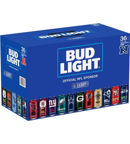 2017 Bud Light NFL Team Cans Limited Edition Variety Pack