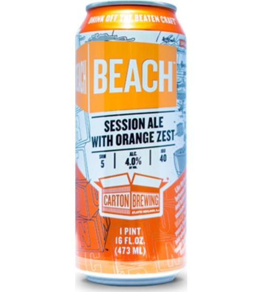 Carton Brewing Beach Session Ale with Orange Zest
