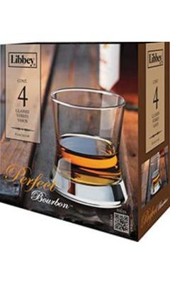 image-Libbey 4 Pc Bourbon Set